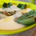 Artisjokken in een Manchego kaassaus