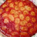 Cake met bananen en karamel