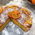 Sinaasappel glutenvrije cake met amandelen