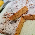 Glutenvrije cake met wortelen en appels