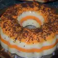 Koekjescake met sinaasappelsap