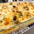 Ovengebakken kip met broccoli en bechamel