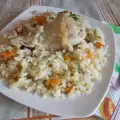 Kippenpootjes met rijst in de oven