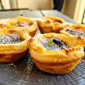 Portugese bladerdeegtaartjes met custard (Pasteis de nata)