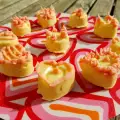 Witte chocolade snoepjes voor Valentijnsdag
