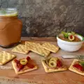 Zelfgemaakte pate van lever en groenten