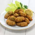 Slakkenkroketten met paddenstoelen