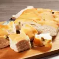 Italiaanse focaccia van kikkererwtenmeel