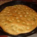 Focaccia met rozemarijn en zeezout