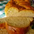 Stokbrood met boter en melk