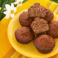 Chocomuffins met johannesbrood en spelt