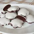 Cacaokoekjes met wit glazuur