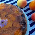 Abrikozen taart met karamel