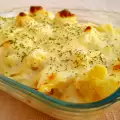 Bloemkool met geitenkaas en béchamelsaus