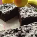 Brownie van pure chocolade