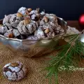 Kerstkoekjes met cacao en amandel