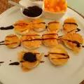 Pan geroosterde geitenkaas met bosbessenjam