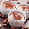 Dessert met Baileys en koffie