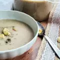 Oesterzwammensoep met knoflook