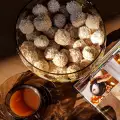 Snelle hazelnoot truffels
