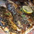 Pittige makreel met gember en rode peper uit de oven