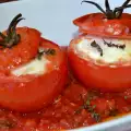 Geroosterde Tomaten Met Eieren