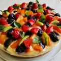 Fruit roomtaart met veel fruit