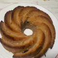 Vegan sponscake met kastanjes