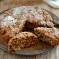 Vegan appelgebak met havermout