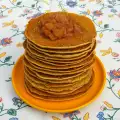 Veganistische Amerikaanse pannenkoeken