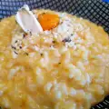 Risotto met pompoen en smeltkaas