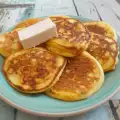 Mini pannenkoeken van maïsbloem