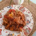 Shiitake met kip en teriyakisaus