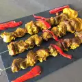 Spaanse pinchitos spiesjes uit de oven