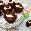Muffins met witte chocolade