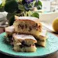 Kweepeercake met walnoten