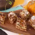 Delicate cake met pompoen en griesmeel