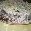 Roomcake met suiker hagelslag