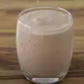 Smoothie van banaan en pindakaas
