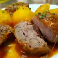 Varkenswangetjes met bier en aardappelen