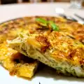 Tortilla met broccoli, courgette en rozemarijn
