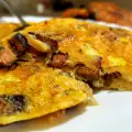 Tortilla van smakelijke melkzwam