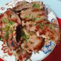 Gegrilde kalkoensteaks met knoflook