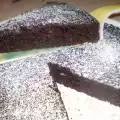 Chocoladecake met wortels en appels