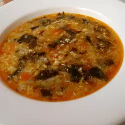 Gemakkelijke soep met lams orgaanvlees
