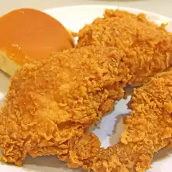 Gepaneerde kippenbouten zoals bij de KFC