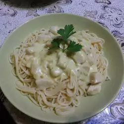 Spaghetti carbonara met spek