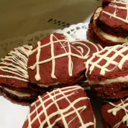 Red velvet valentijnskoekjes met karnemelk