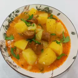Stoofpotje van aardappel en chorizo
