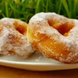 Vegan donuts met amandelmelk